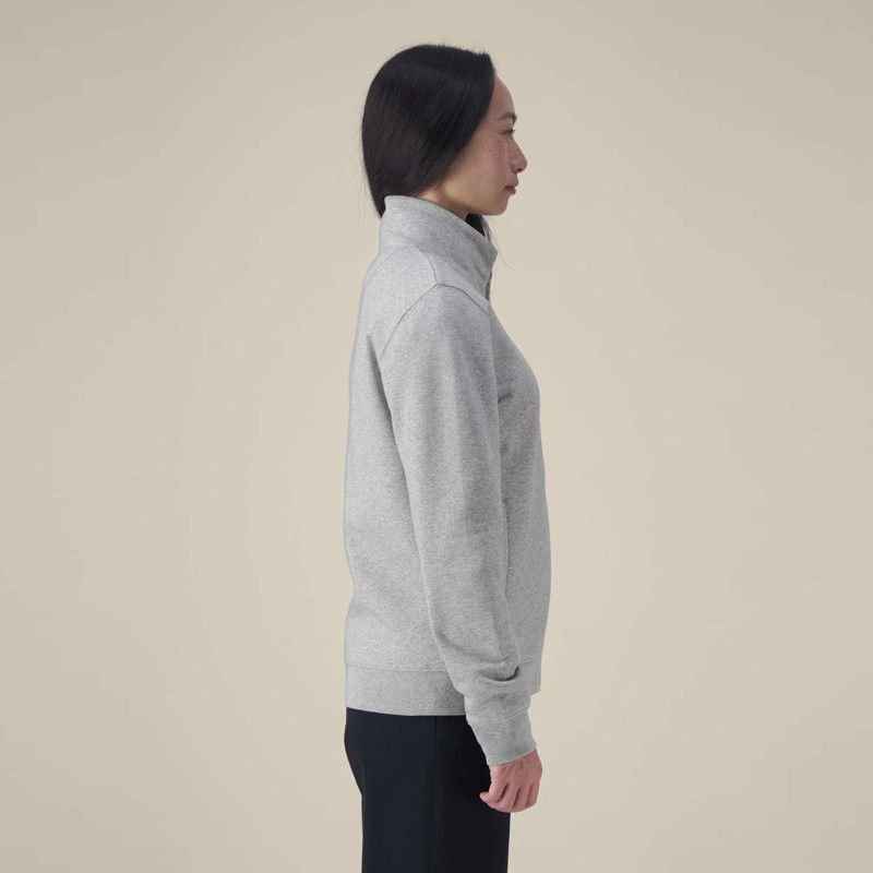 Sudadera Atlas: Roka Zip (Heather Grey)