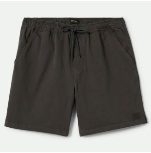 Bermuda Brixton: Everyday Vintage Wash Short (Vintage Blk)