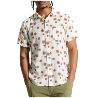 Camisa Brixton: Charter Slub SS Wvn (Off White)
