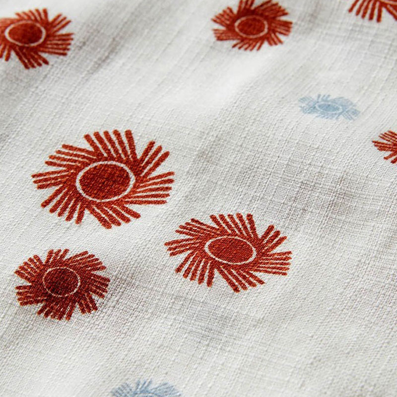 Camisa Brixton: Charter Slub SS Wvn (Off White)