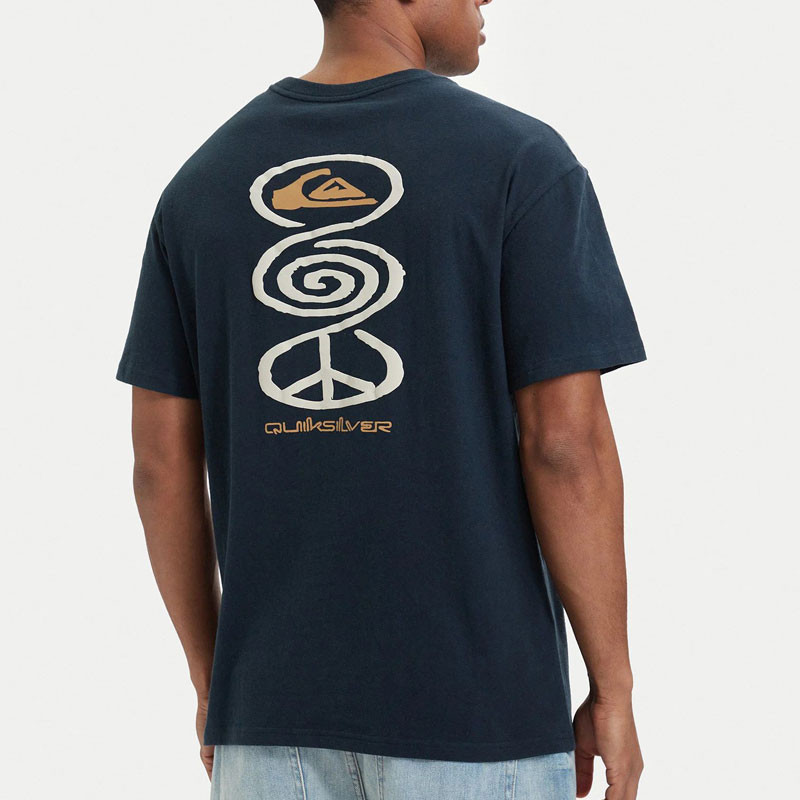 Camiseta Quiksilver: Harmony Spiral (Dark Navy)
