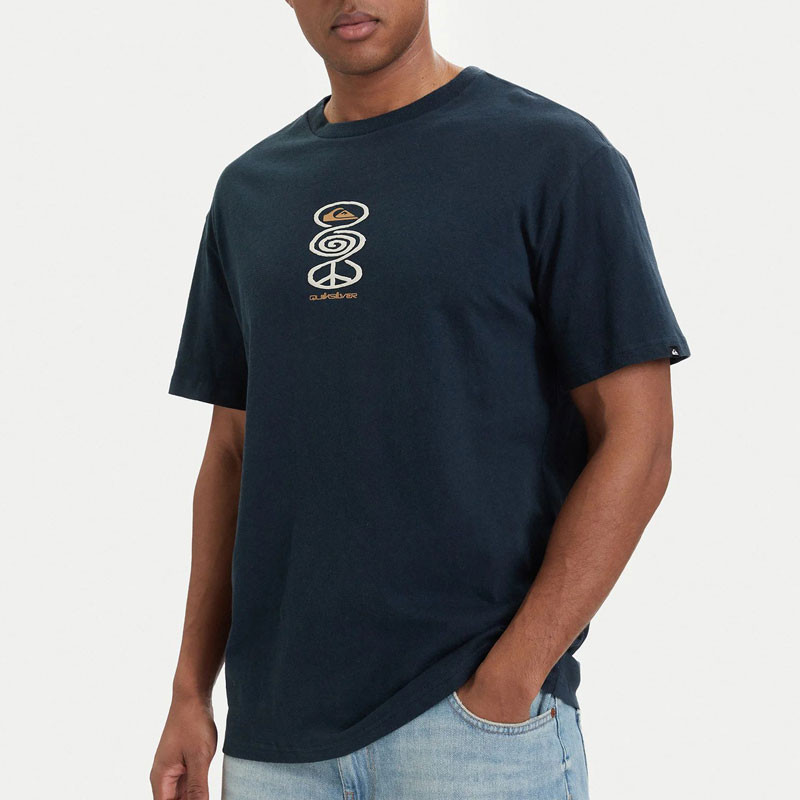 Camiseta Quiksilver: Harmony Spiral (Dark Navy)