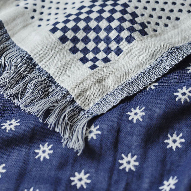 Toalla Slowtide: Shogun Driftweave Turkish Towel (Indigo)