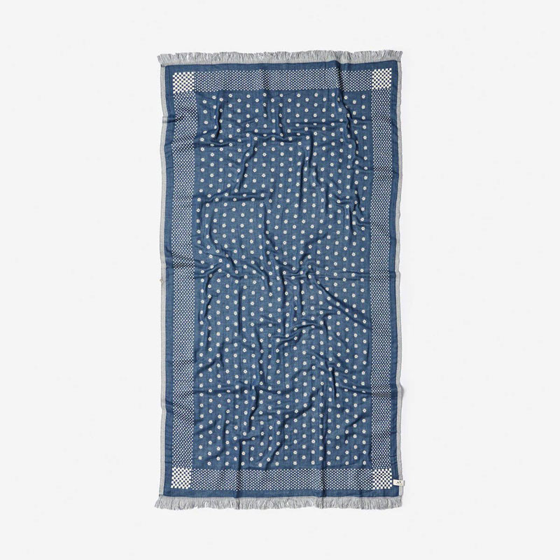 Toalla Slowtide: Shogun Driftweave Turkish Towel (Indigo)