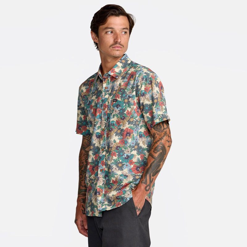 Camisa RVCA: Botanical SS (Ceramic)