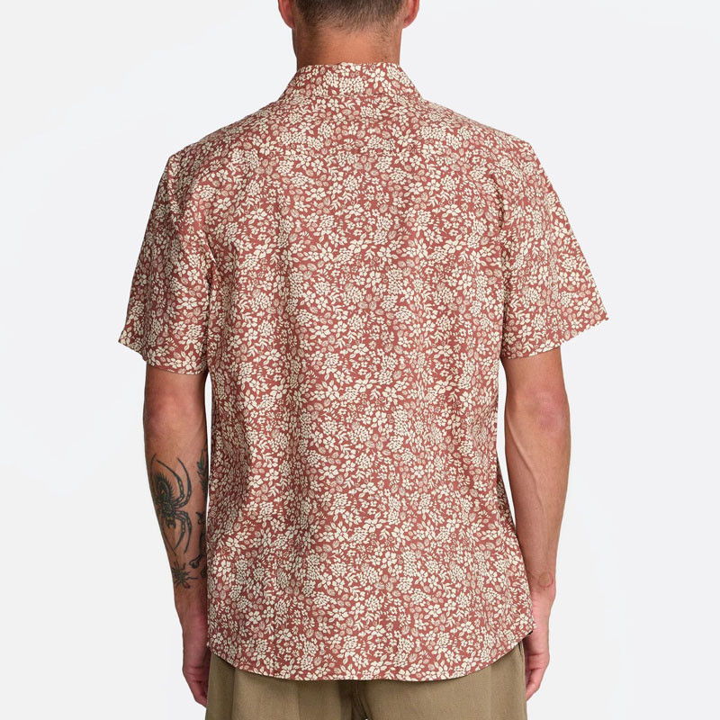 Camisa RVCA: Botanical SS (Rawhide)