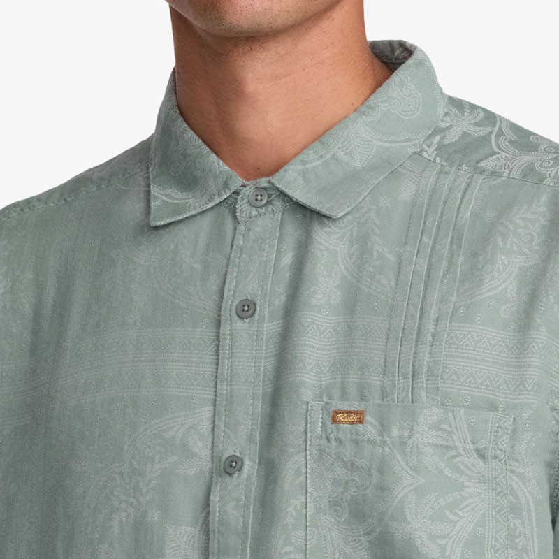 Camisa RVCA: Mellowist SS (Jade)