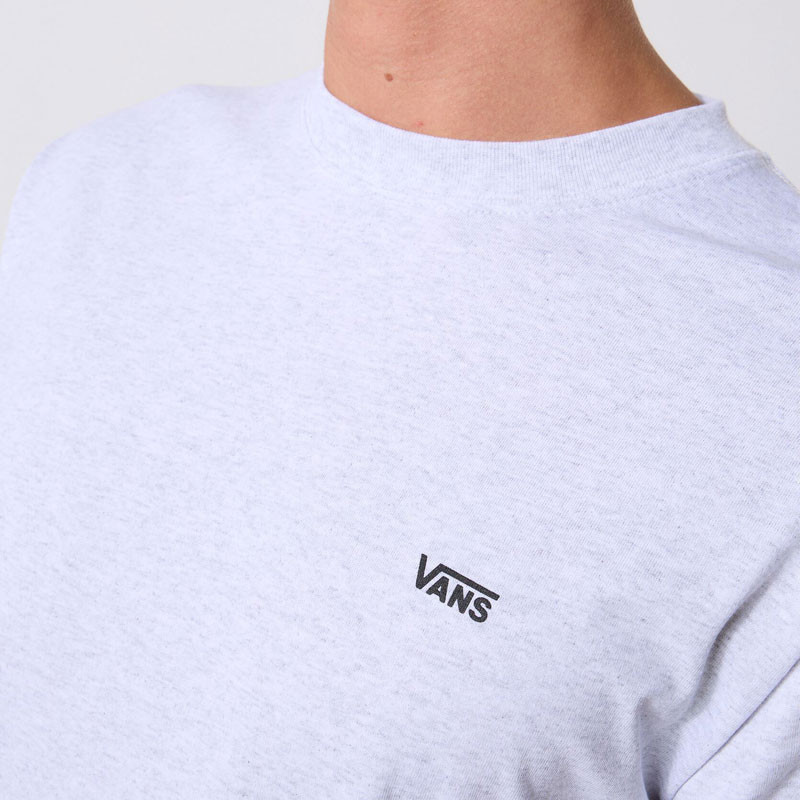 Camiseta Vans: Left Chest SS (Light Grey Heat)