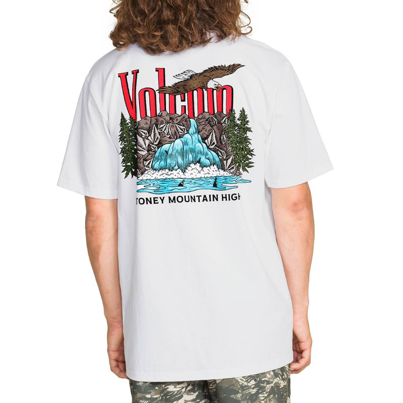 Camiseta Volcom: Stoney Mountain Sst (White)