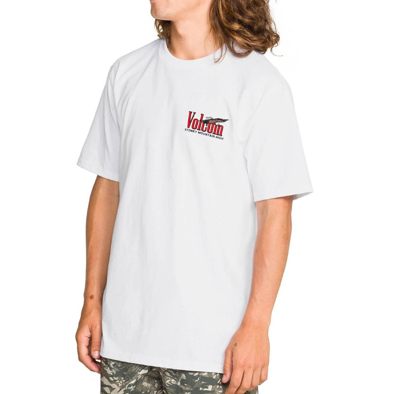 Camiseta Volcom: Stoney Mountain Sst (White)
