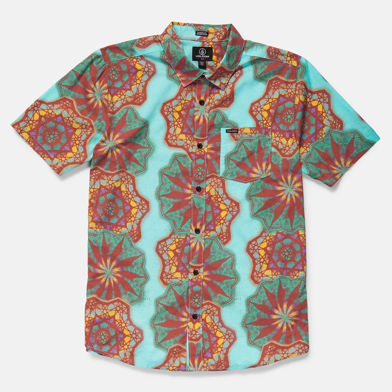 Camisa Volcom: Star Shields Fa SS (Castlerock)