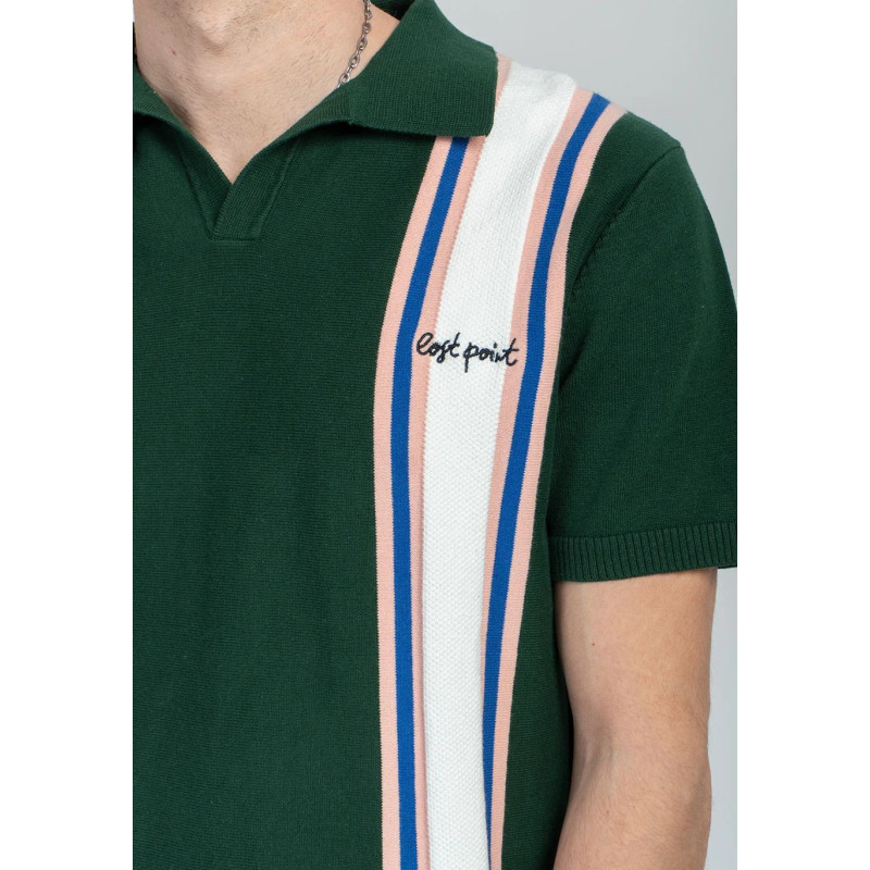 Polo Kaotiko: Lost Point Polo Shirt (Green Ivory)