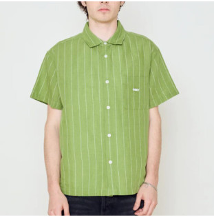 Camisa Obey: Joe Woven (Piquant Green Multi)