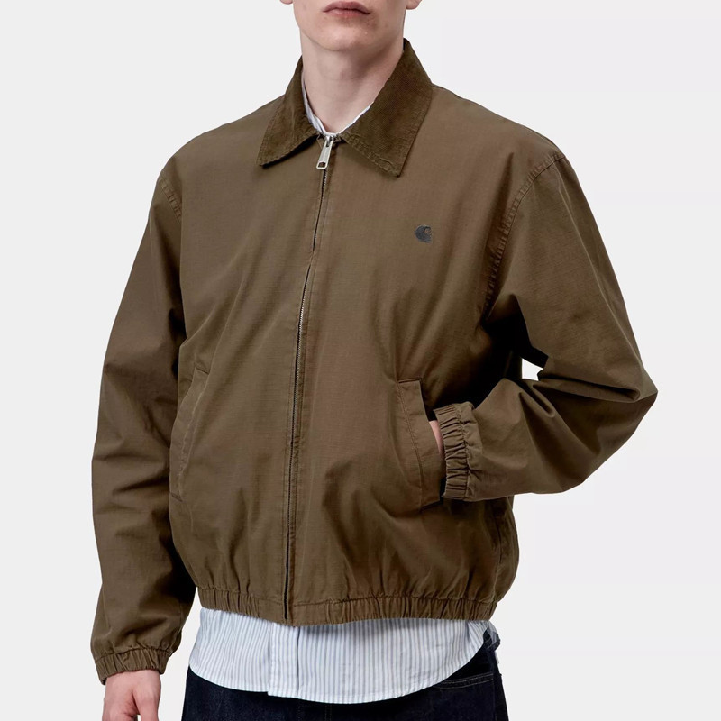Chaqueta Carhartt WIP: Madison Ripstop Jacket (Dark Beech Black)