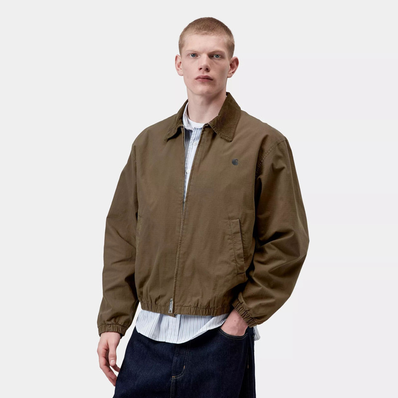 Chaqueta Carhartt WIP: Madison Ripstop Jacket (Dark Beech Black)