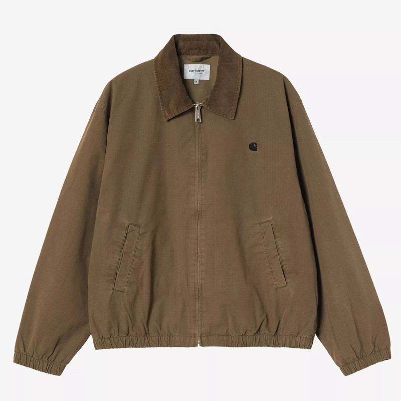 Chaqueta Carhartt WIP: Madison Ripstop Jacket (Dark Beech Black)