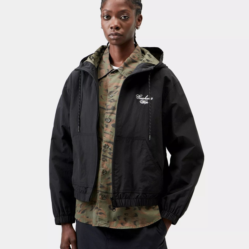 Chaqueta Carhartt WIP: W Travon Jacket (Black Wax)