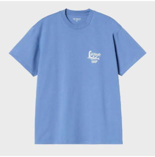 Camiseta Carhartt WIP: SS Waves T-Shirt (Curacao)