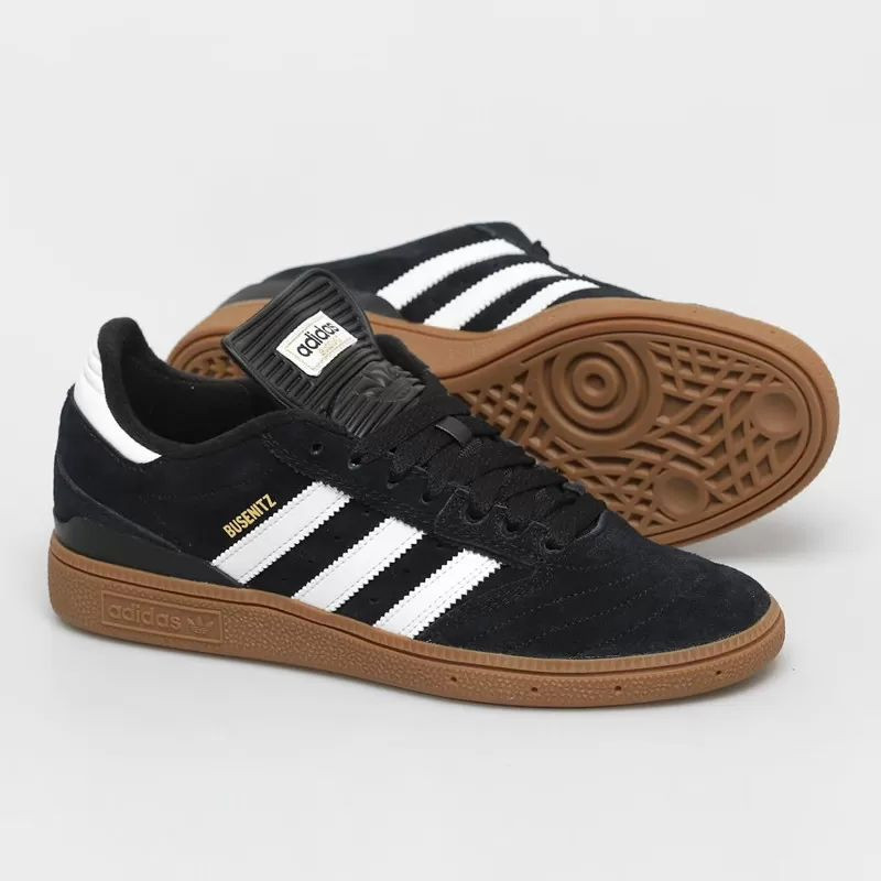 Zapatillas Adidas: Busenitz (Black White Gum)