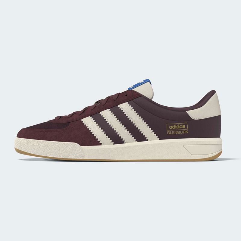 Zapatillas Adidas: Glenburn (Maroon C White)