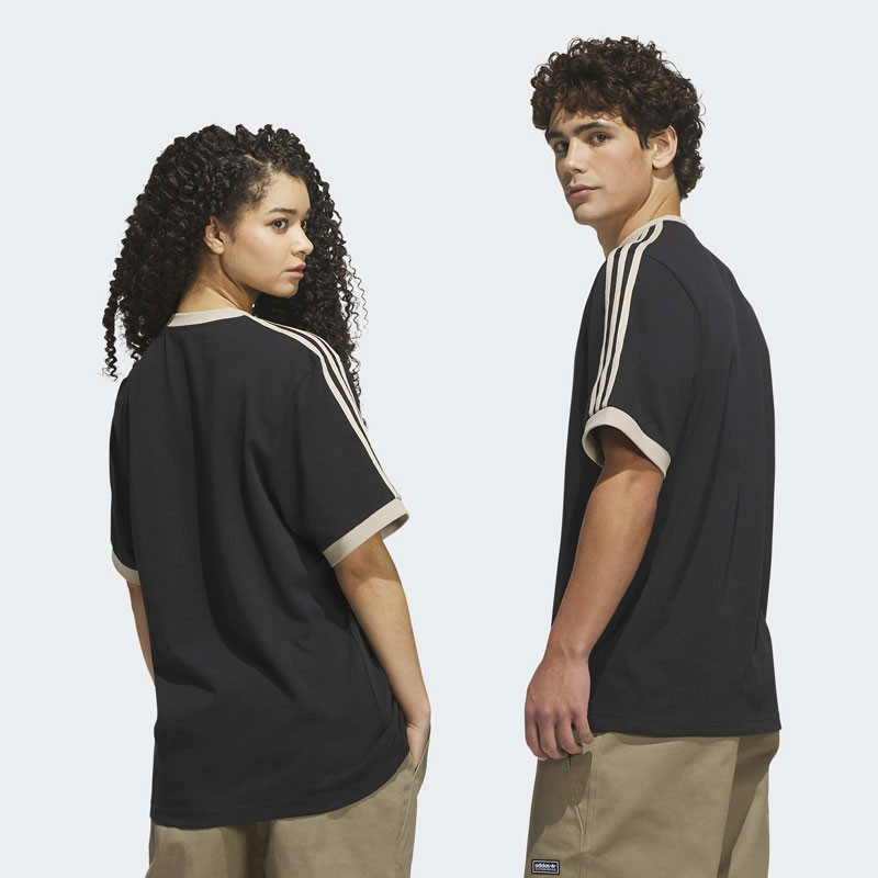Camiseta Adidas: Fsbs Ringer Tee (Black Khaki)