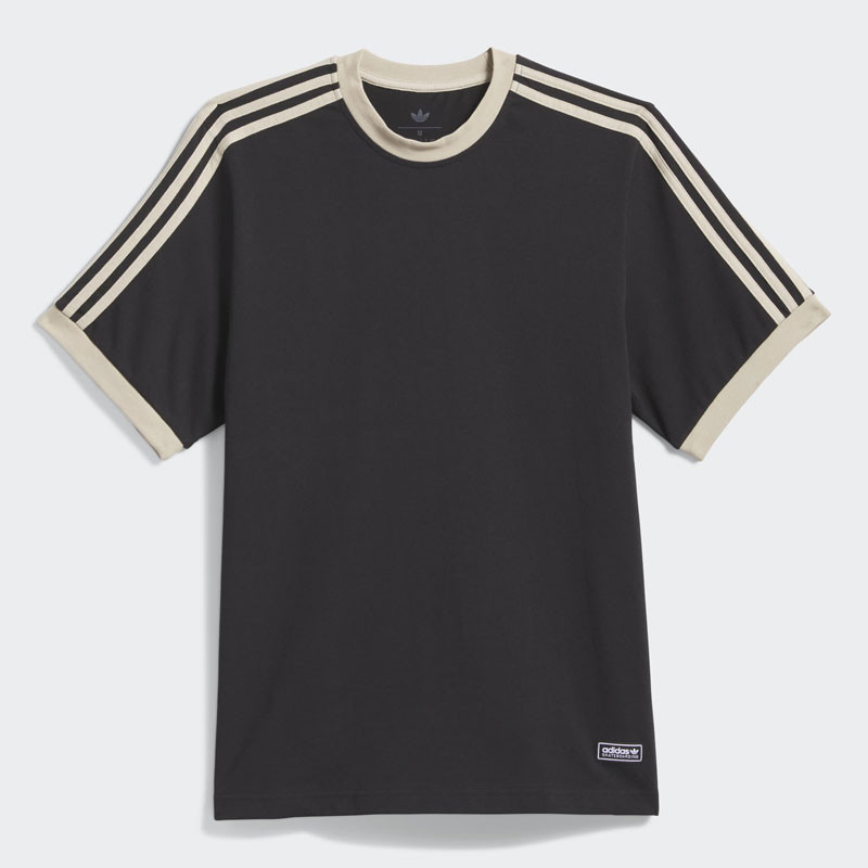 Camiseta Adidas: Fsbs Ringer Tee (Black Khaki)