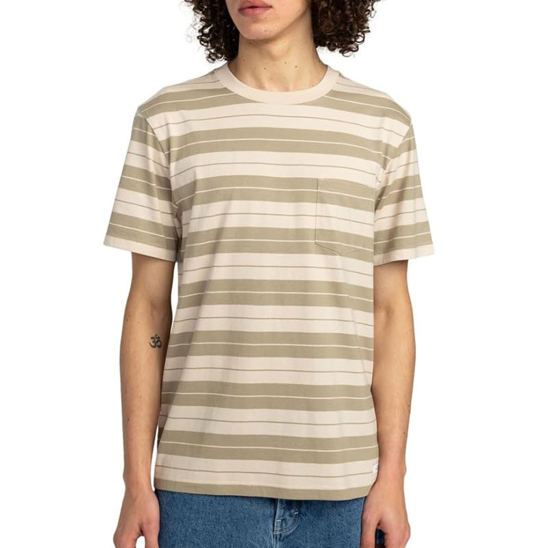 Camiseta Element: Icon Label Pkt (Oat Milk/Aluminium)
