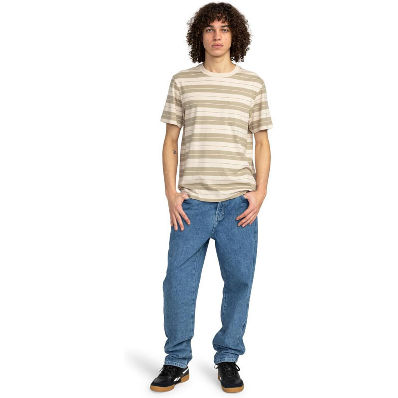 Camiseta Element: Icon Label Pkt (Oat Milk/Aluminium)