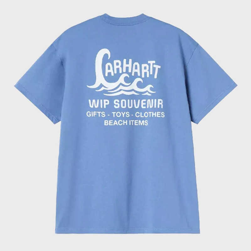 Camiseta Carhartt WIP: SS Waves T-Shirt (Curacao)