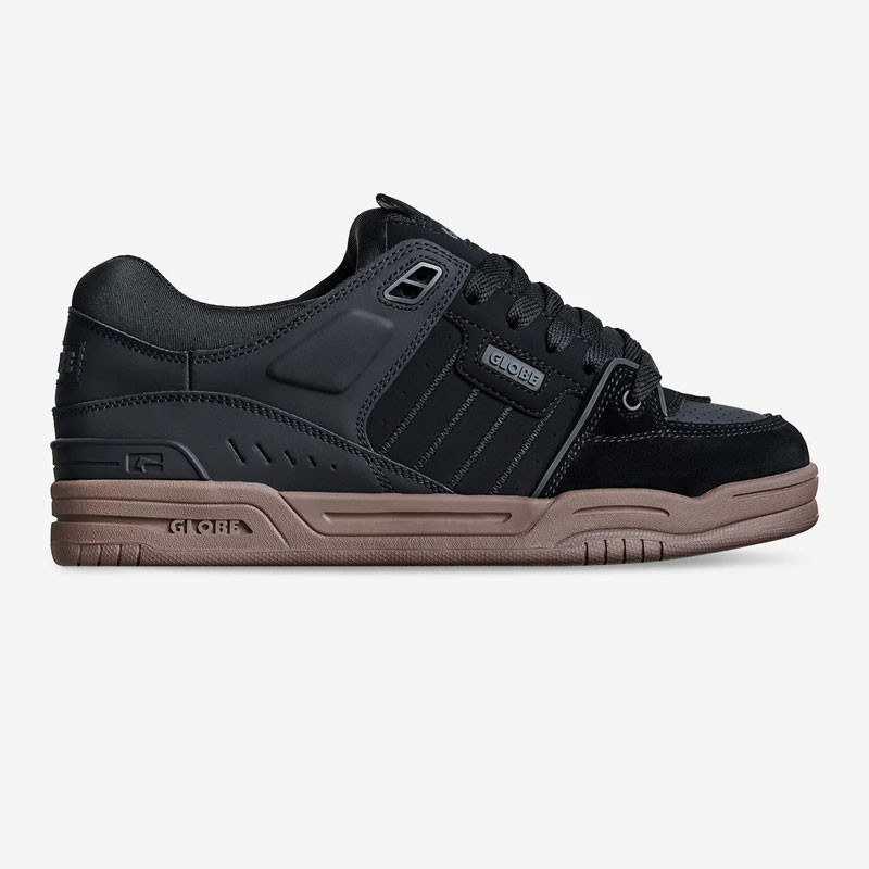 Zapatillas Globe: Fusion (Black Tobacco Gum)
