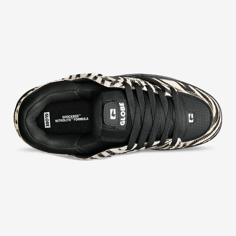 Zapatillas Globe: Fusion (Zebra)