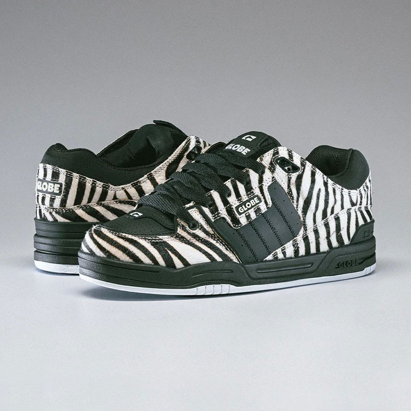 Zapatillas Globe: Fusion (Zebra)