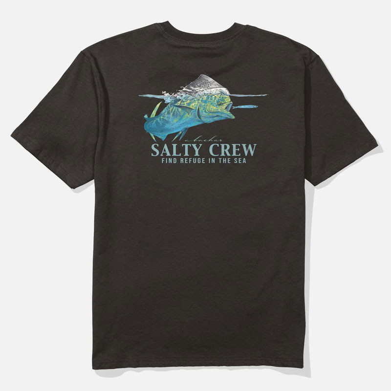 Camiseta Salty Crew: Mahi Surface SS Tee (Black)