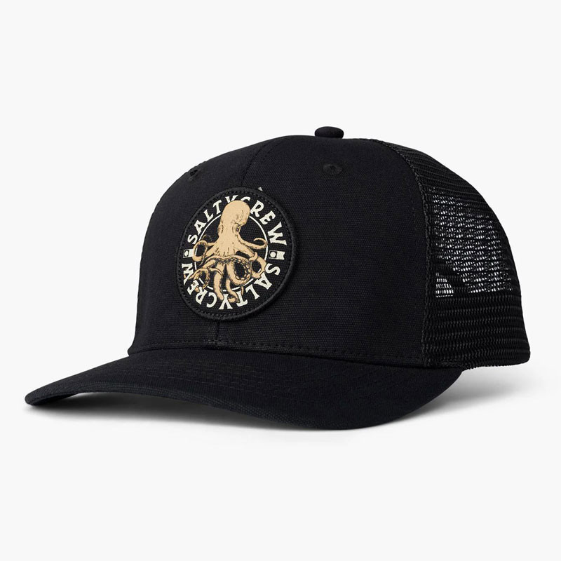 Gorra Salty Crew: Tentacles Retro Trucker (Black)