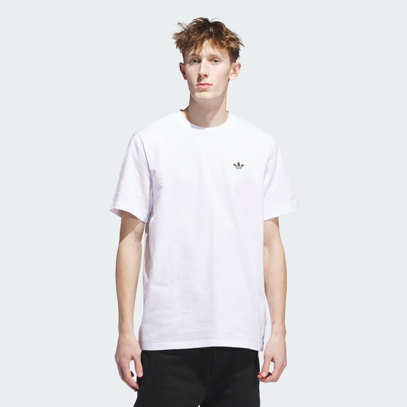 Camiseta Adidas: 4.0 Logo Tee (White)