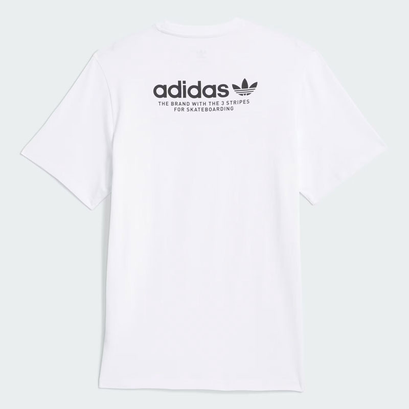 Camiseta Adidas: 4.0 Logo Tee (White)