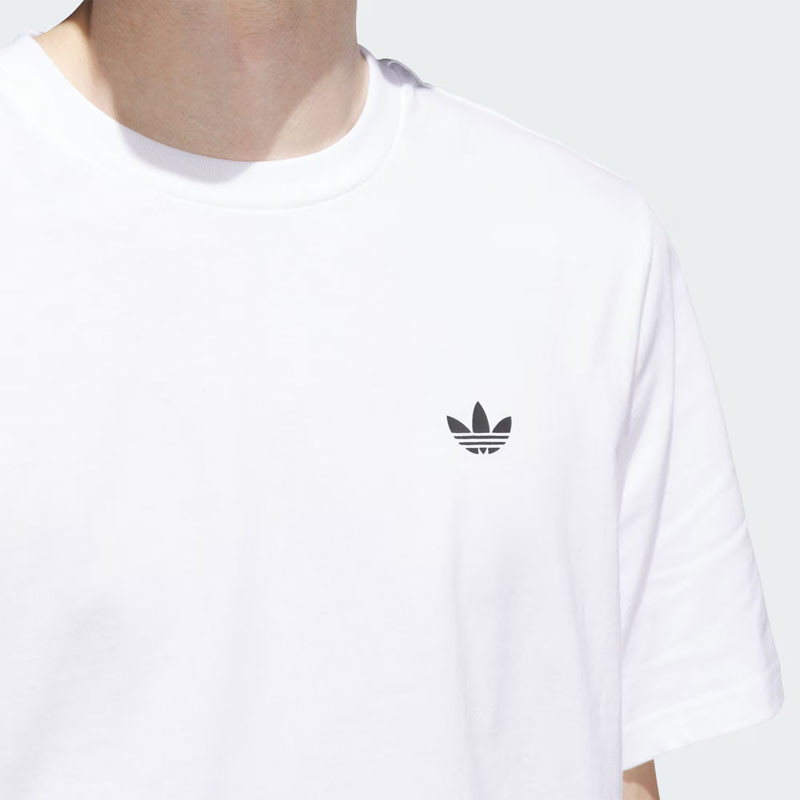 Camiseta Adidas: 4.0 Logo Tee (White)