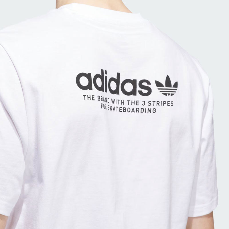 Camiseta Adidas: 4.0 Logo Tee (White)