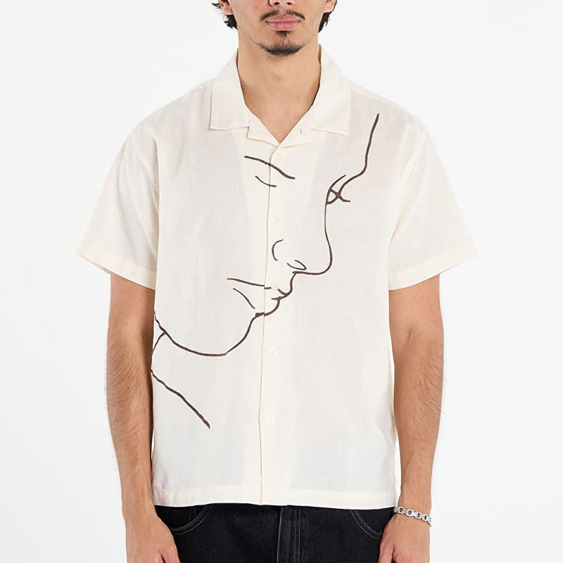 Camisa Obey: Frances Woven (Unbleached Multi)