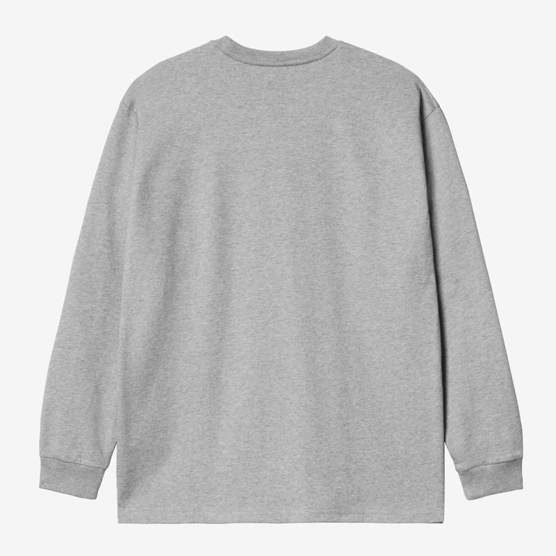 Camiseta Carhartt WIP: LS Chase T-Shirt (Grey Heather Gold)