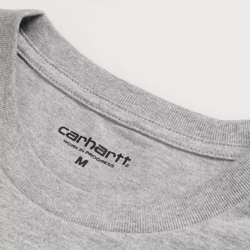 Camiseta Carhartt WIP: LS Chase T-Shirt (Grey Heather Gold)