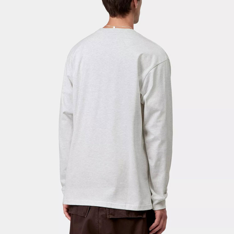 Camiseta Carhartt WIP: LS Chase T-Shirt (Ash Heather Gold)