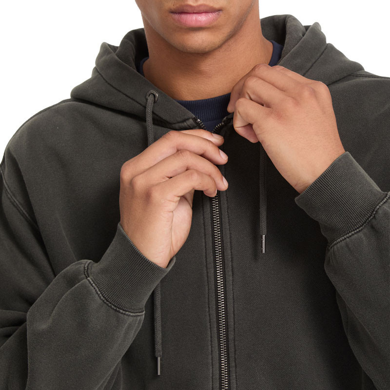 Sudadera Volcom: Single Stone Pw Zip (Rinsed Black)