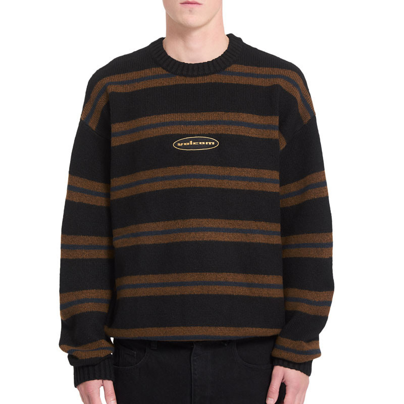 Jersey Volcom: Striperstand Sweater (Black)