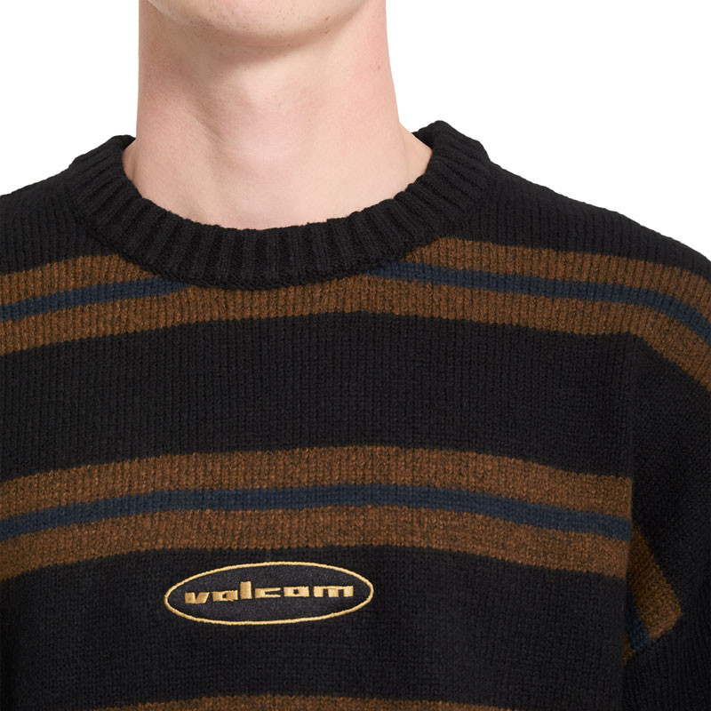 Jersey Volcom: Striperstand Sweater (Black)