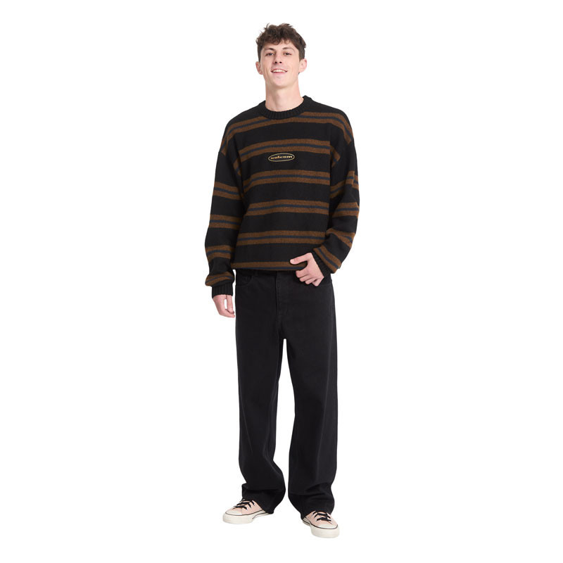 Jersey Volcom: Striperstand Sweater (Black)