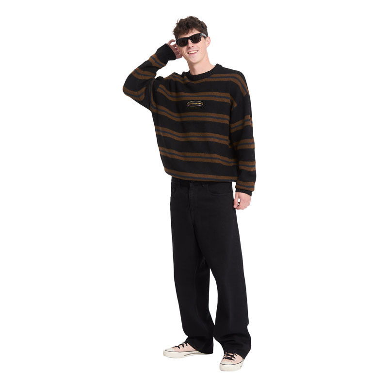 Jersey Volcom: Striperstand Sweater (Black)