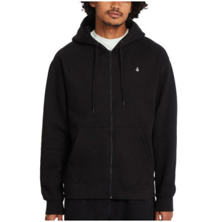 Sudadera Volcom: Single Stone Zip (Black)