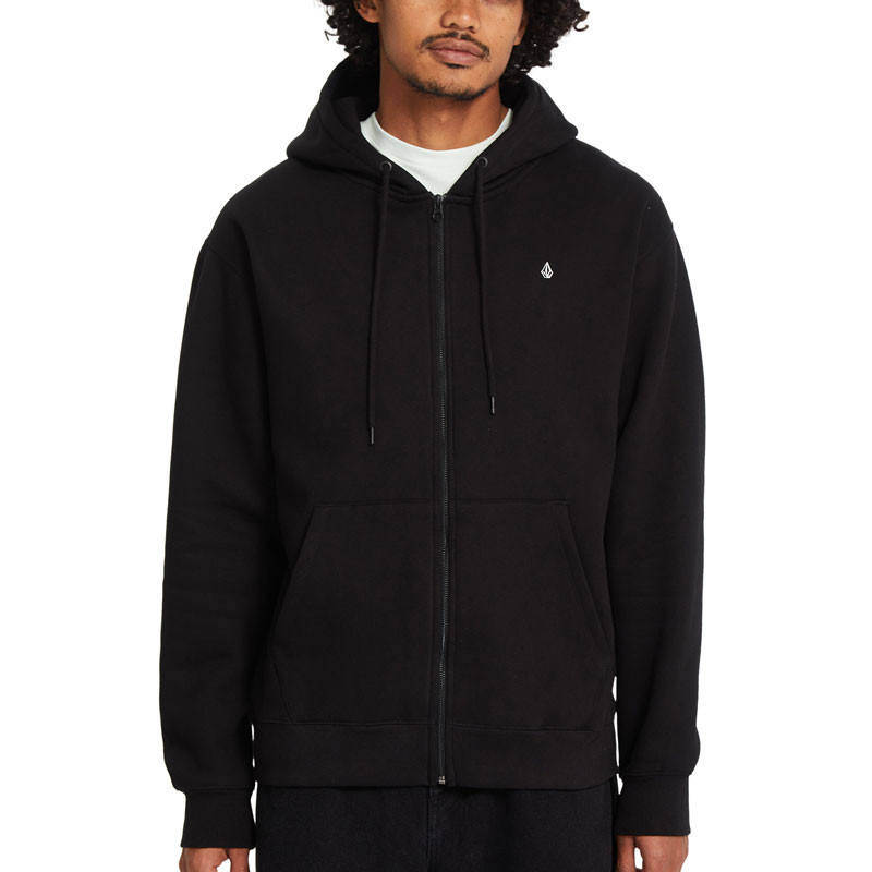 Sudadera Volcom: Single Stone Zip (Black)