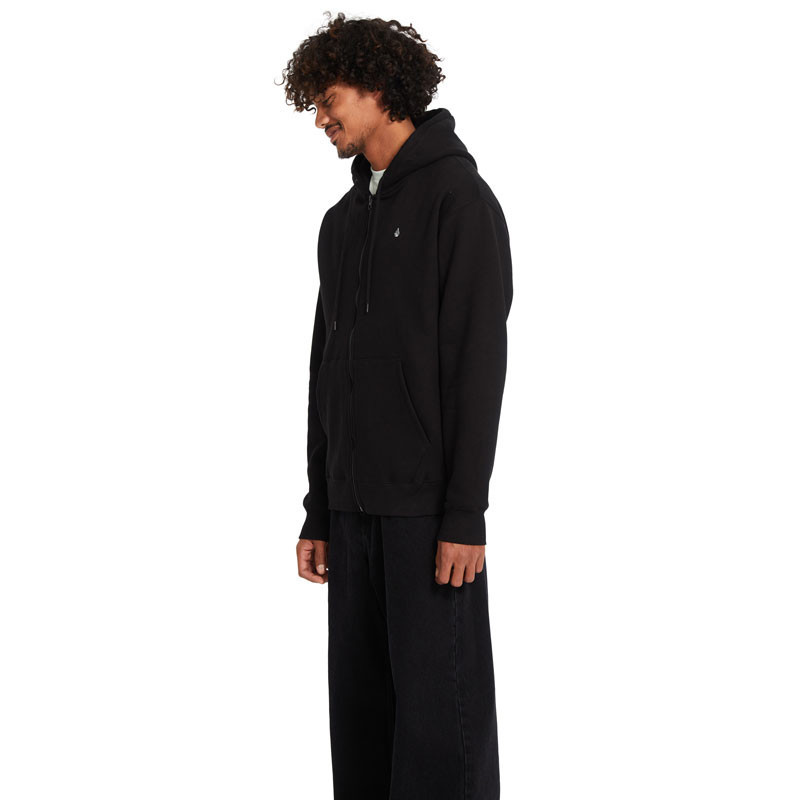 Sudadera Volcom: Single Stone Zip (Black)
